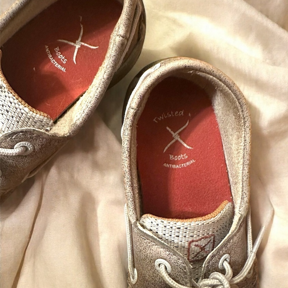Twisted X Youth Boys' Boat Shoes - Moc Toe - YDM0044 3M - Picture 2 of 5